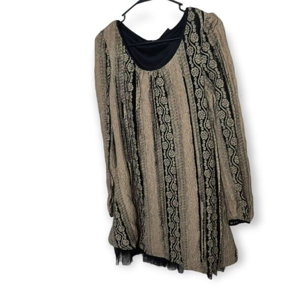 Ryu Long Sleeve Dress with Bows sz S - Picture 2 of 7